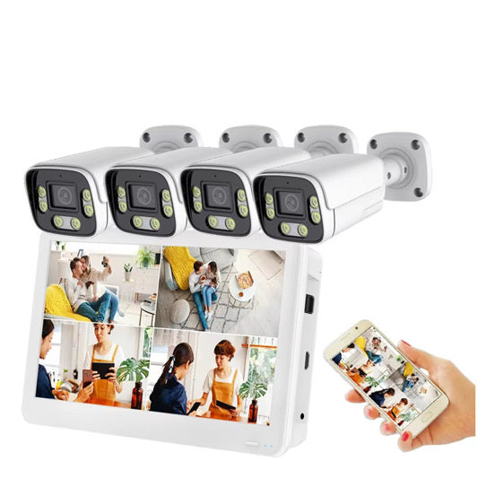 Komplet video nadzor sa monitorom – 4 PoE kamere 8MP - My Store