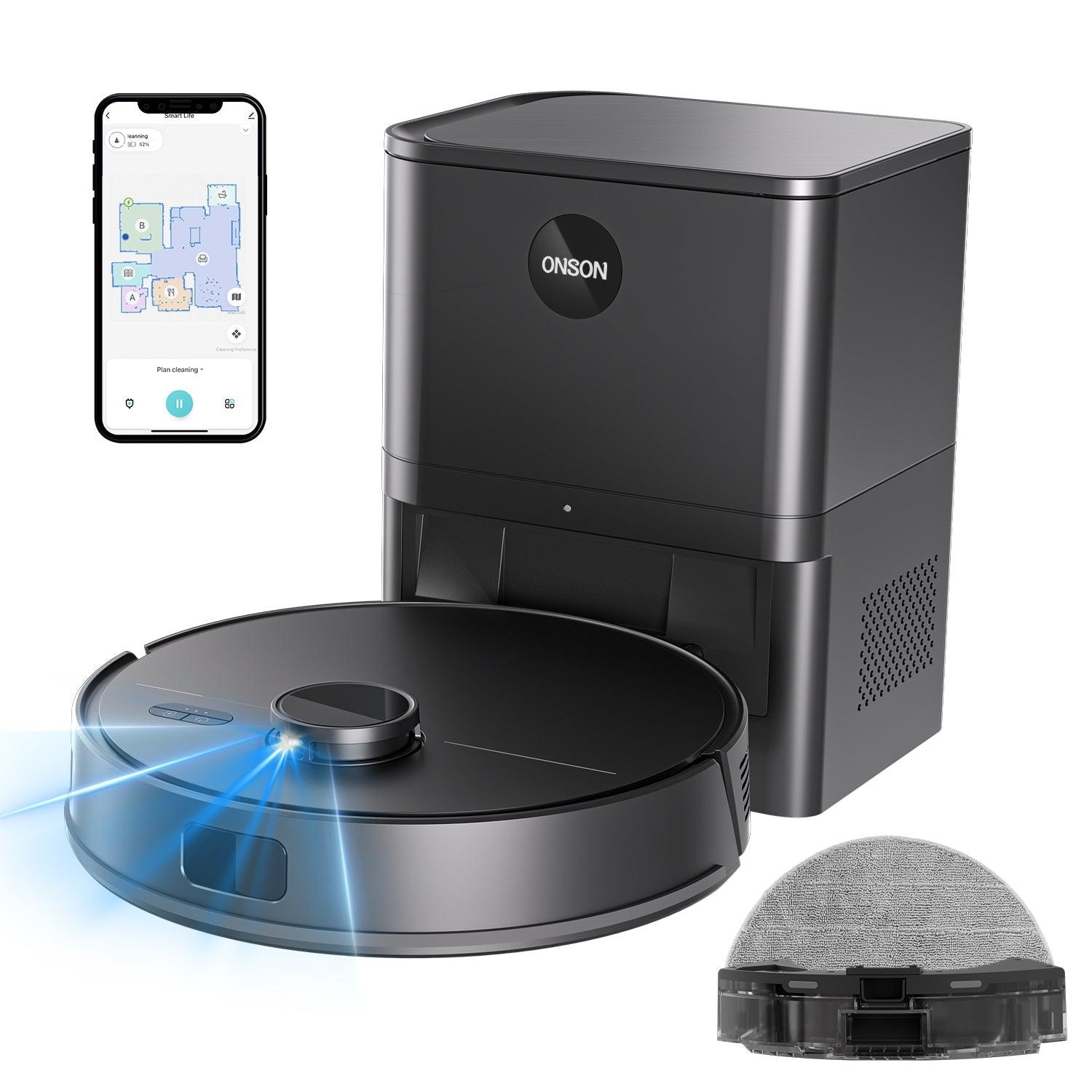 Pametni robot usisivač 3-u-1 – usisava, briše i čisti podove bez napora! - My Store