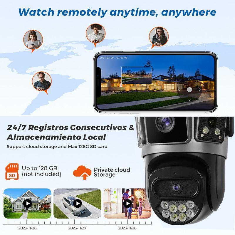 10MP AI sigurnosna kamera sa 2.4GHz, 5GHz i 4G povezivanjem