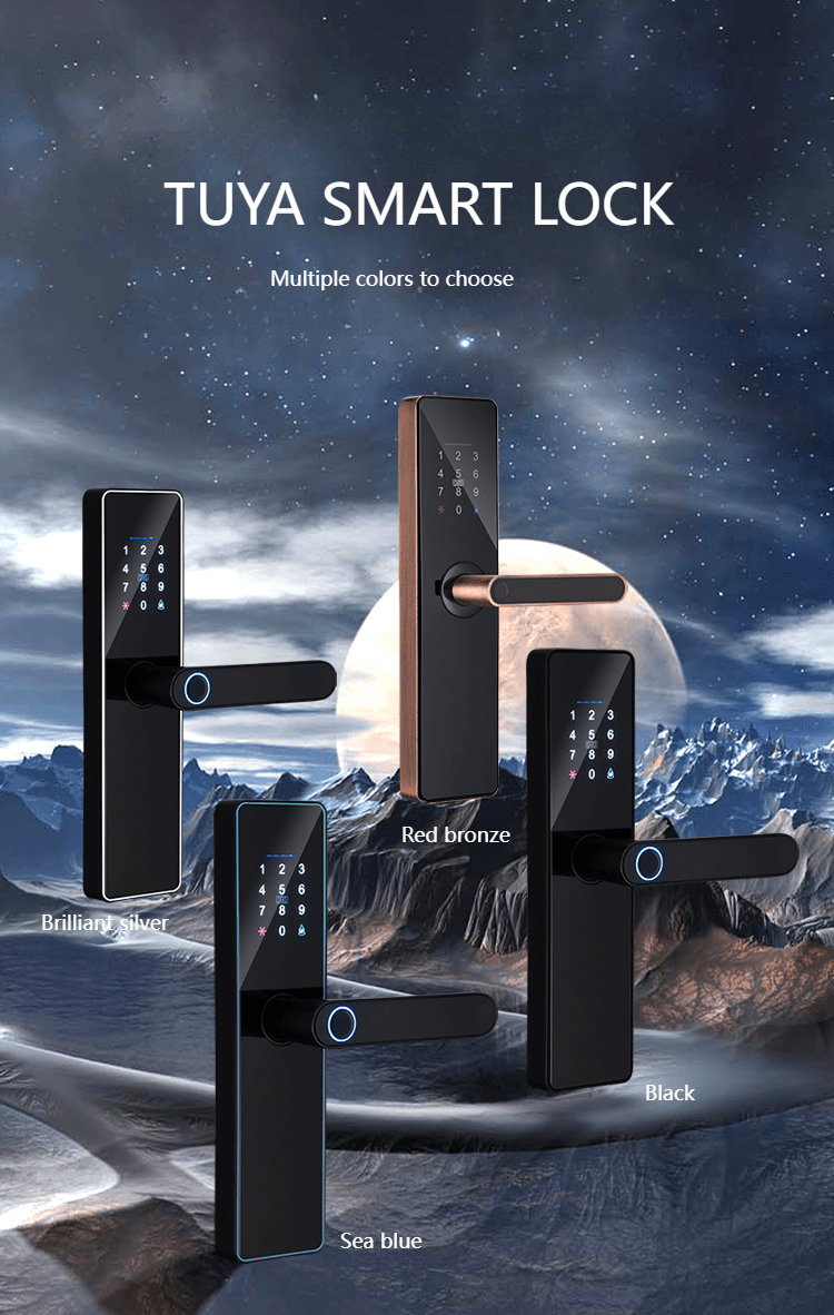 Pametna brava S7 – otisak prsta, šifra, kartica ili ključ - My Store