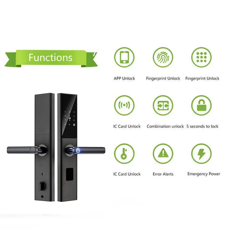 Pametna brava S5 – otisak, šifra, kartica, ključ - My Store