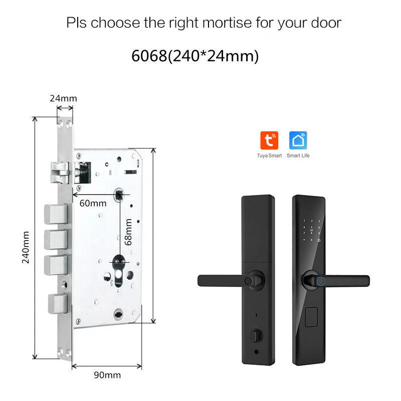 Pametna brava S6 - otisak, šifra, kartica, ključ, - My Store