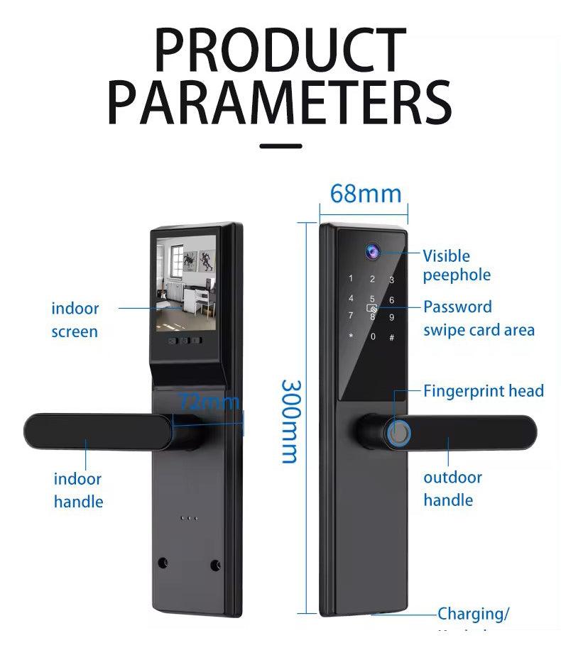 Pametna brava S4 — slika posetioca na zvono + 5 nacina otkljucavanja - My Store