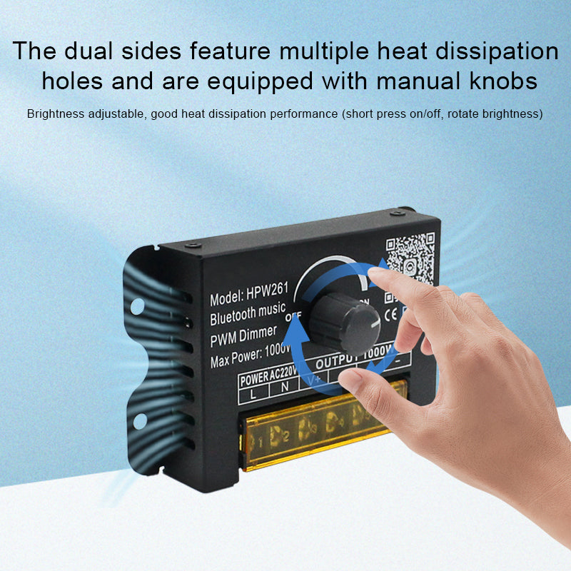 Dimer za LED trake 220V do 1000W — potenciometar i Bluetooth kontrola - My Store