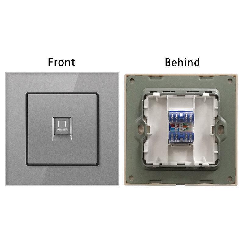Zidna utičnica CAT6 RJ45 – Mrežni priključak za brzu i stabilnu vezu - My Store