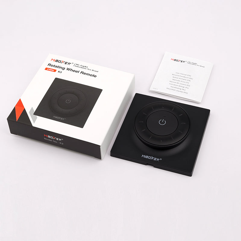 MiBoxer K3 rotirajuci RF daljinski za CCT LED rasvetu | Smart Home