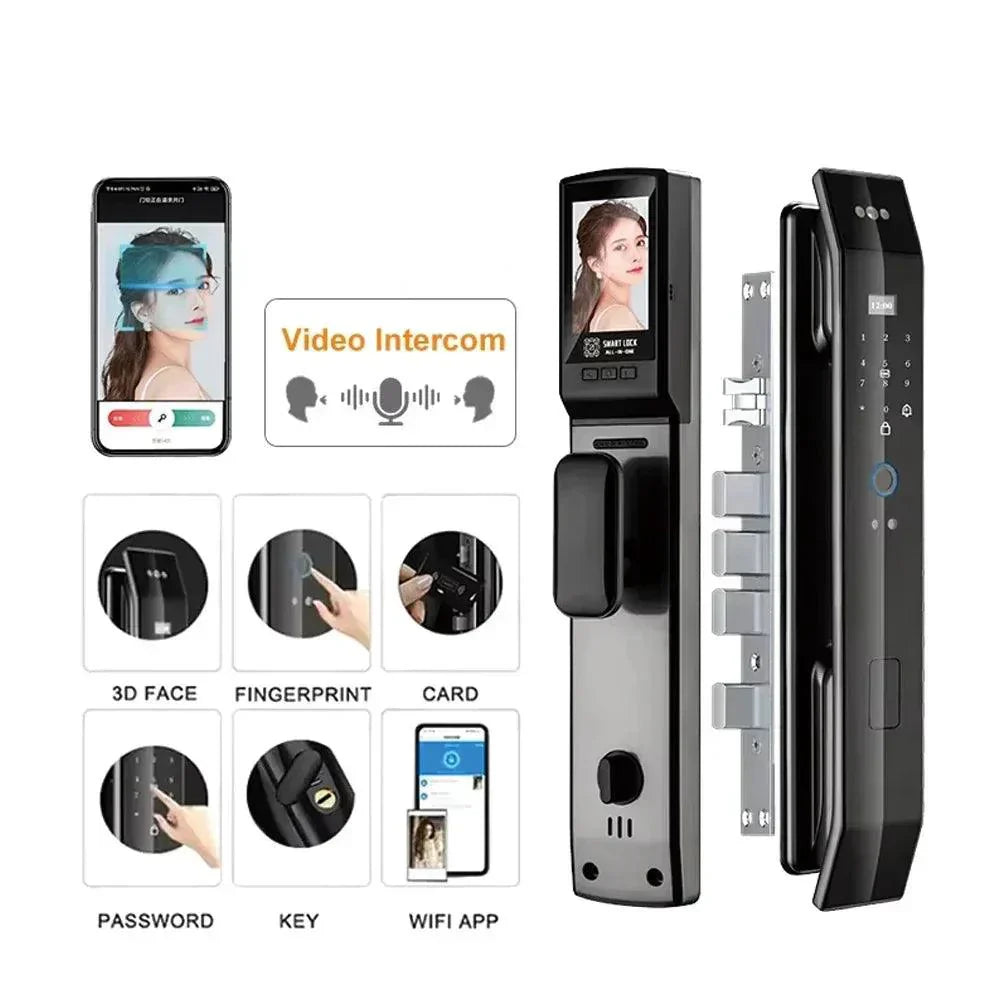 Pametna brava S2 – lice, otisak, PIN, kartica i kamera - My Store