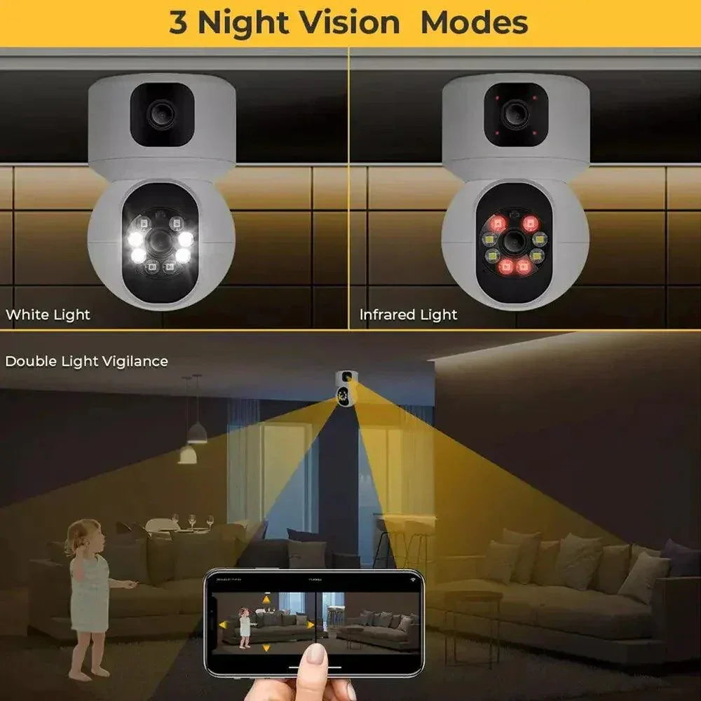 Baby kamera 5MP — prati svaki pokret dok beba spava (AI praćenje) - My Store