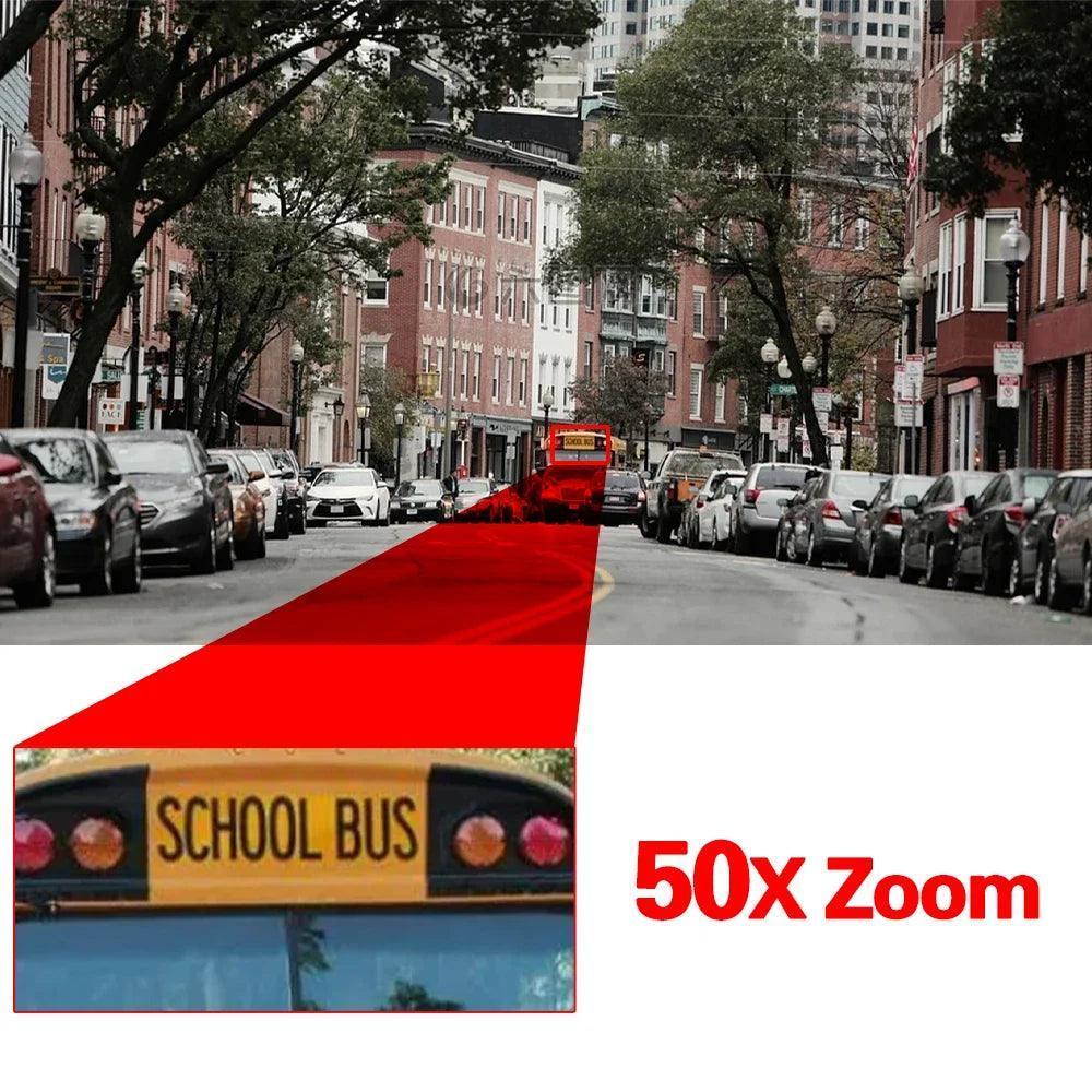 WiFi kamera 10MP — 50× zoom, noćni vid, dvosmerni zvuk - My Store