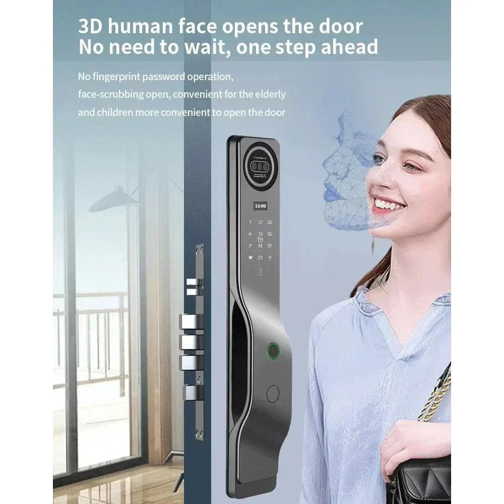 Pametna brava S1 – lice, otisak, PIN, kartica i kamera - My Store