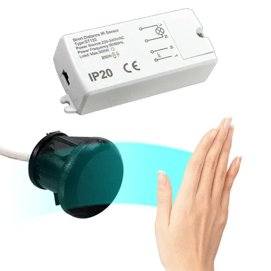 Senzor na pokret ruke i plakarski senzor – bezdodirni prekidač 220V (500W)