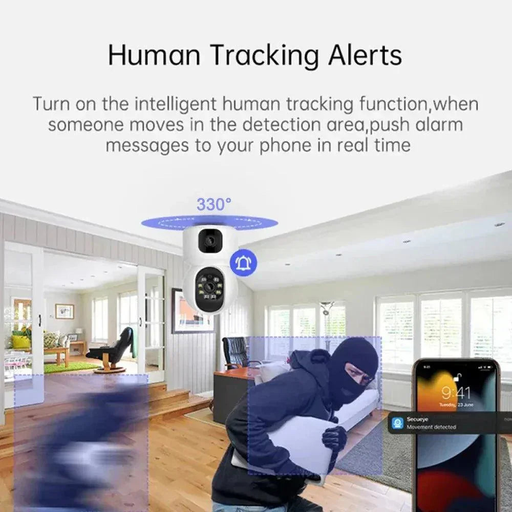 Baby kamera 5MP — prati svaki pokret dok beba spava (AI praćenje) - My Store