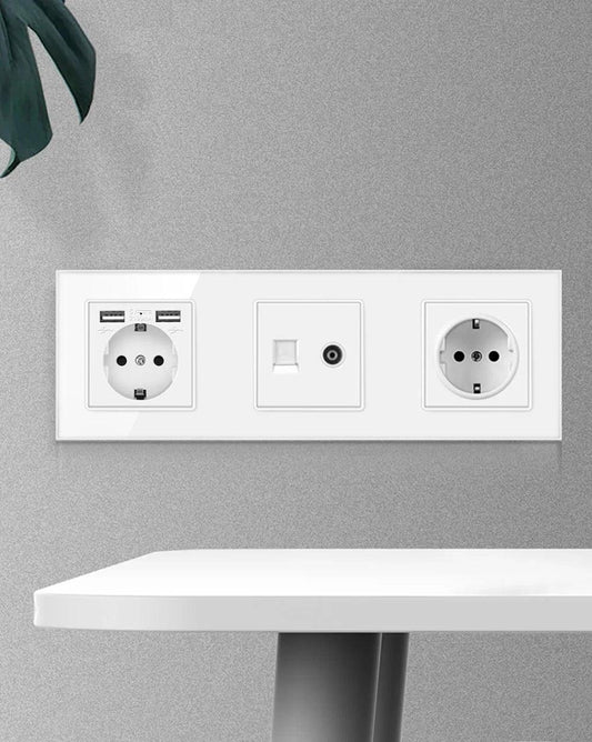 Stakleni panel do 3 modula – Moderan okvir za pametne i standardne module