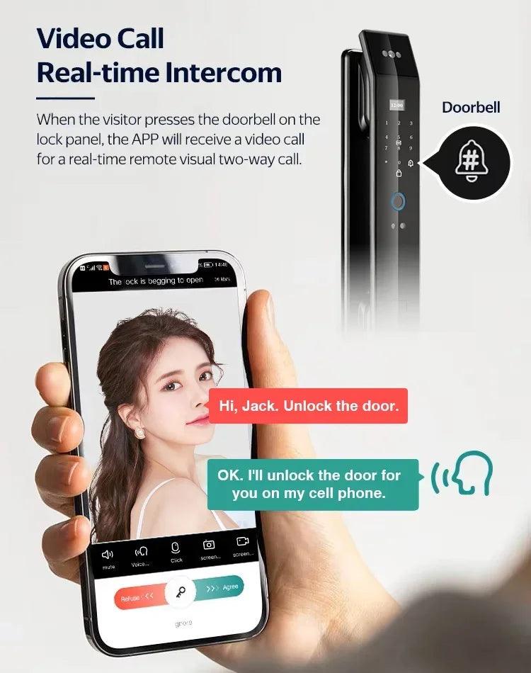 Pametna brava S2 – lice, otisak, PIN, kartica i kamera - My Store