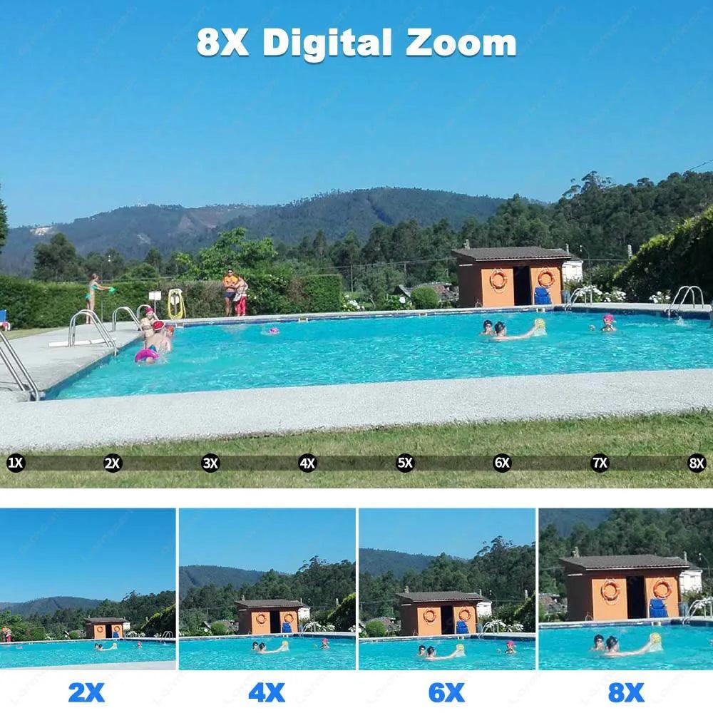 9MP WiFi kamera sa AI praćenjem — 8x zoom i noćni vid - My Store