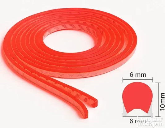 Crveno neon crevo fleksibilno