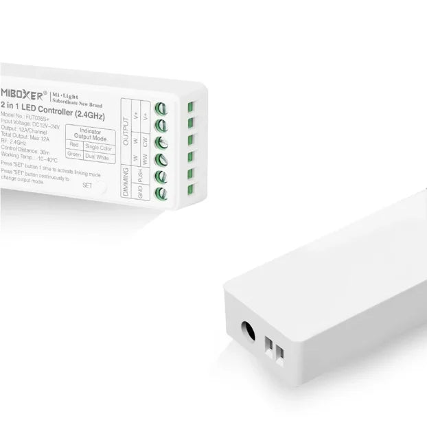 MiBoxer FUT035S+ 2-u-1 LED kontroler za jednobojne i CCT trake