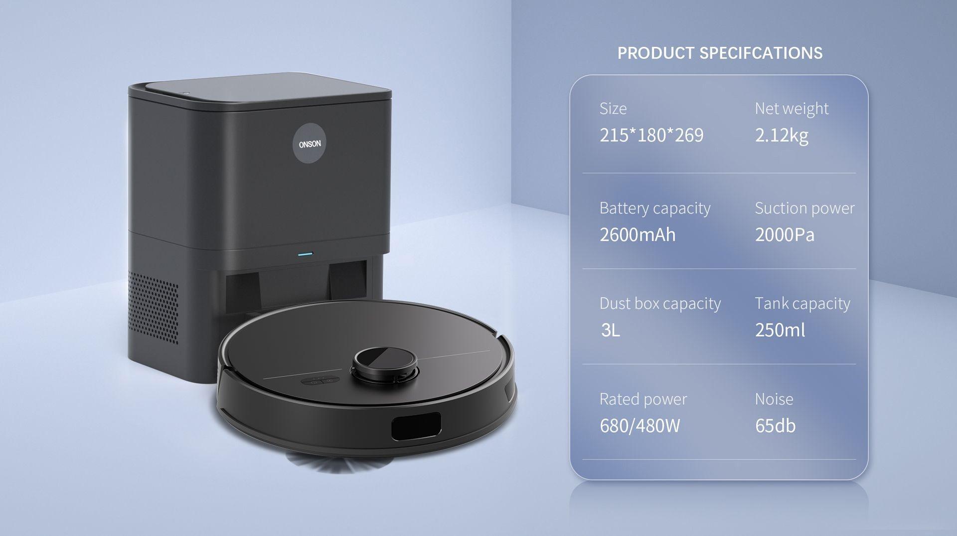 Pametni robot usisivač 3-u-1 – usisava, briše i čisti podove bez napora! - My Store