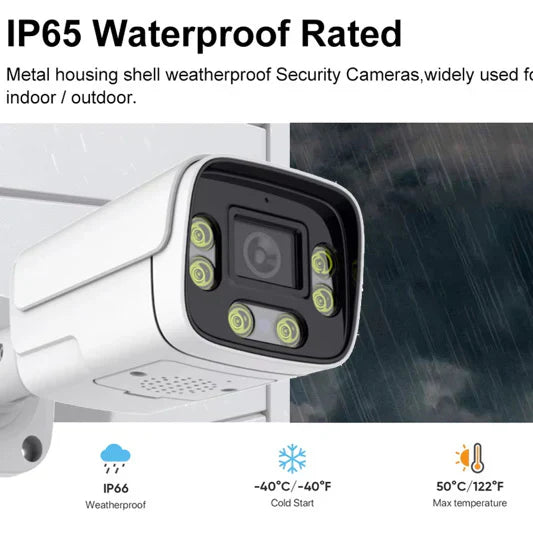 Komplet video nadzor sa monitorom – 4 PoE kamere 8MP - My Store