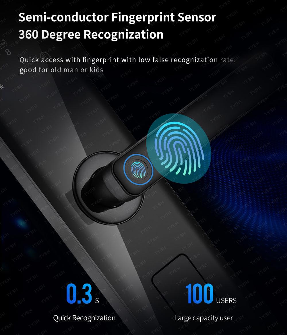 Pametna brava S6 - otisak, šifra, kartica, ključ, - My Store