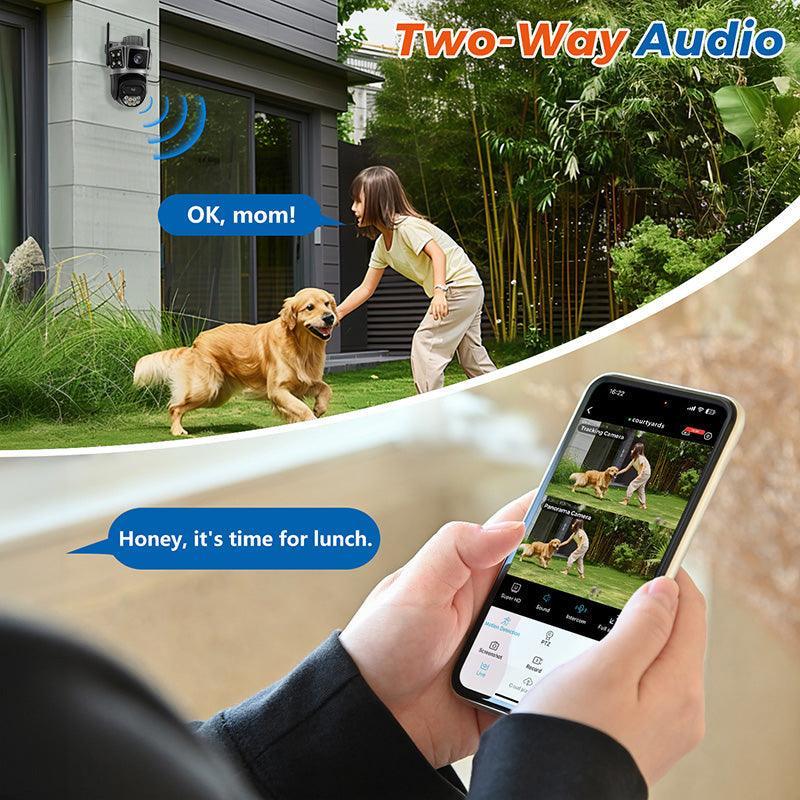 10MP AI sigurnosna kamera sa 2.4GHz, 5GHz i 4G povezivanjem - My Store