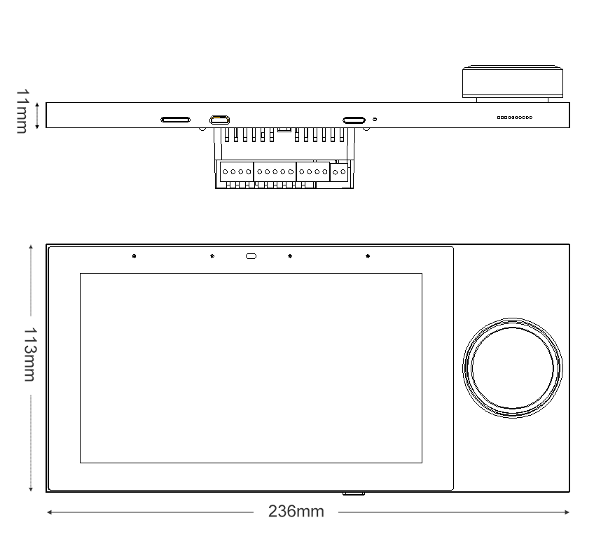 Smart multifunkcionalni kontrolni panel 7 inča