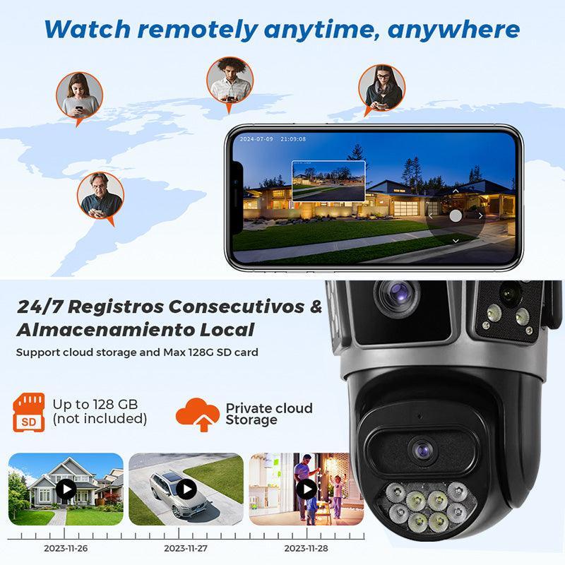 10MP AI sigurnosna kamera sa 2.4GHz, 5GHz i 4G povezivanjem - My Store