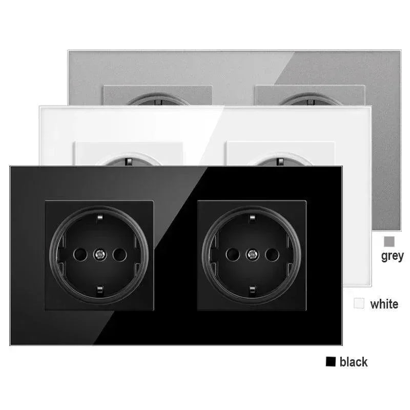 Modularne utičnice — Komplet: ram + 2 utičnice - My Store