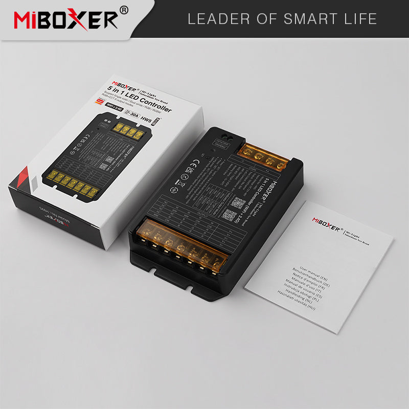 MiBoxer HW5 WiFi RF LED kontroler 5u1 RGB RGBW CCT | Smart Home