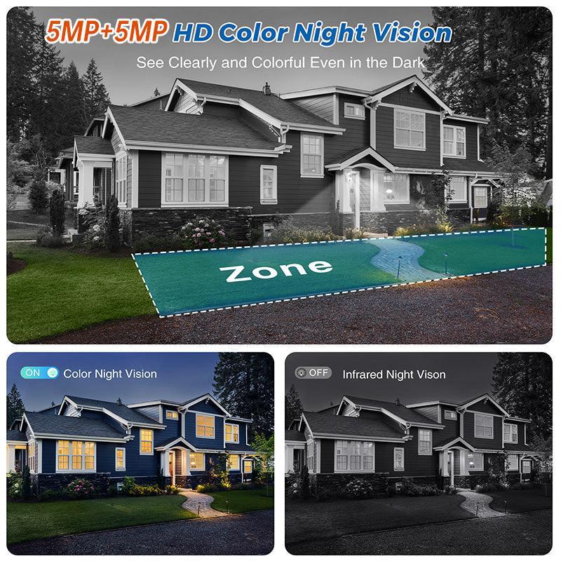 10MP AI sigurnosna kamera sa 2.4GHz, 5GHz i 4G povezivanjem - My Store