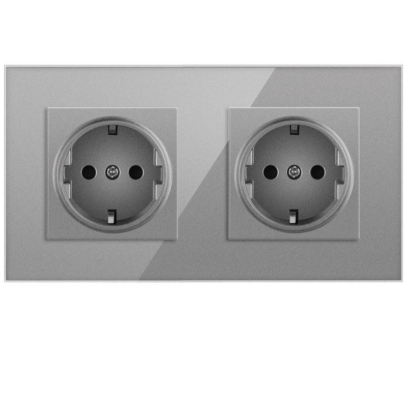 Modularne utičnice — Komplet: ram + 2 utičnice - My Store