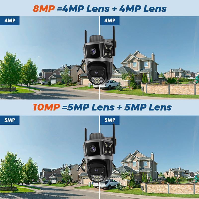 10MP AI sigurnosna kamera sa 2.4GHz, 5GHz i 4G povezivanjem - My Store