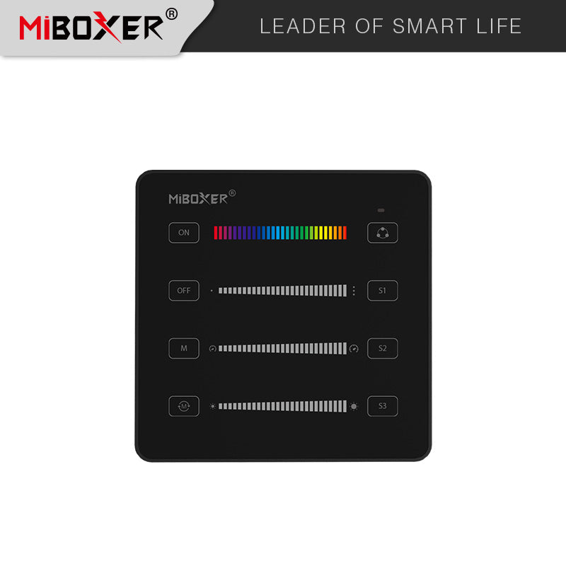MiBoxer B6 2.4GHz RF panel za adresabilne SPI trake | Smart Home