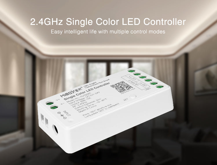 MiBoxer FUT036S RF LED dimer 12–24V za jednobojne LED trake | Smart Home
