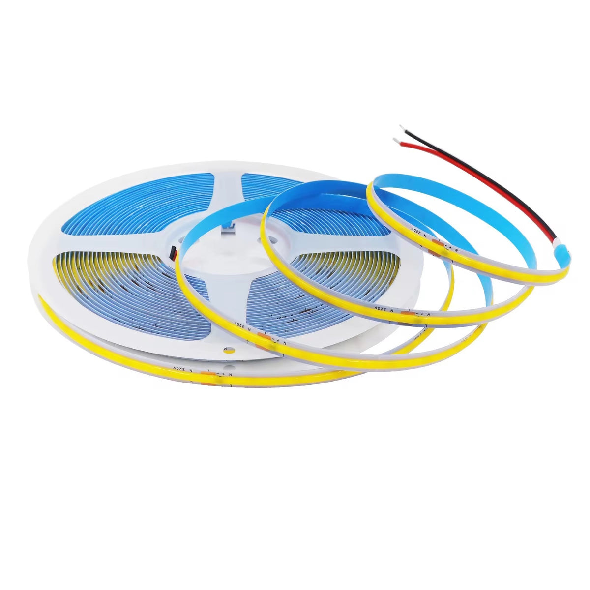 COB LED traka 220V neutralna bela 4000K – 5 m, bez napajanja