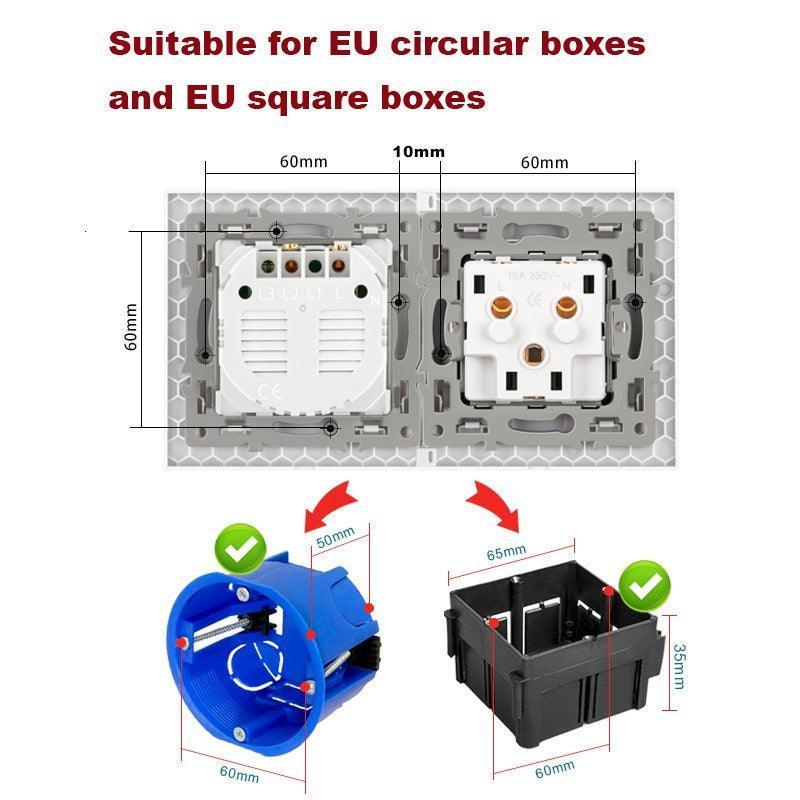 Modularna Zidna utičnica sa WiFi prekidačem - My Store