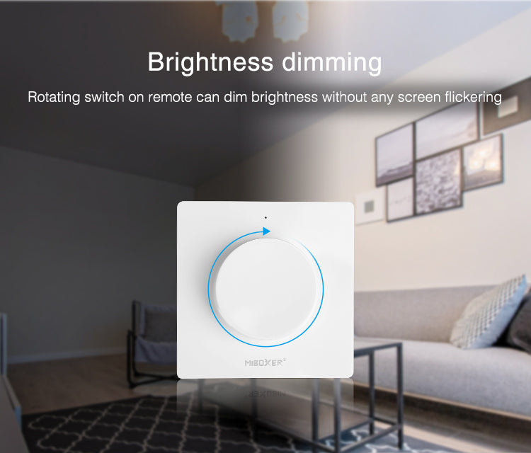 MiBoxer K1 rotirajuci RF zidni panel za CCT LED rasvetu | Smart Home