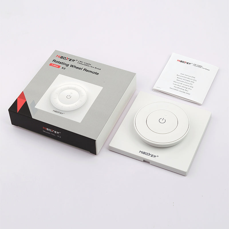 MiBoxer K3 rotirajuci RF daljinski za CCT LED rasvetu | Smart Home