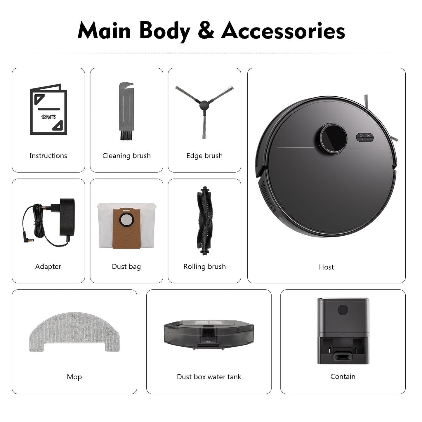 Pametni robot usisivač 3-u-1 – usisava, briše i čisti podove bez napora! - My Store