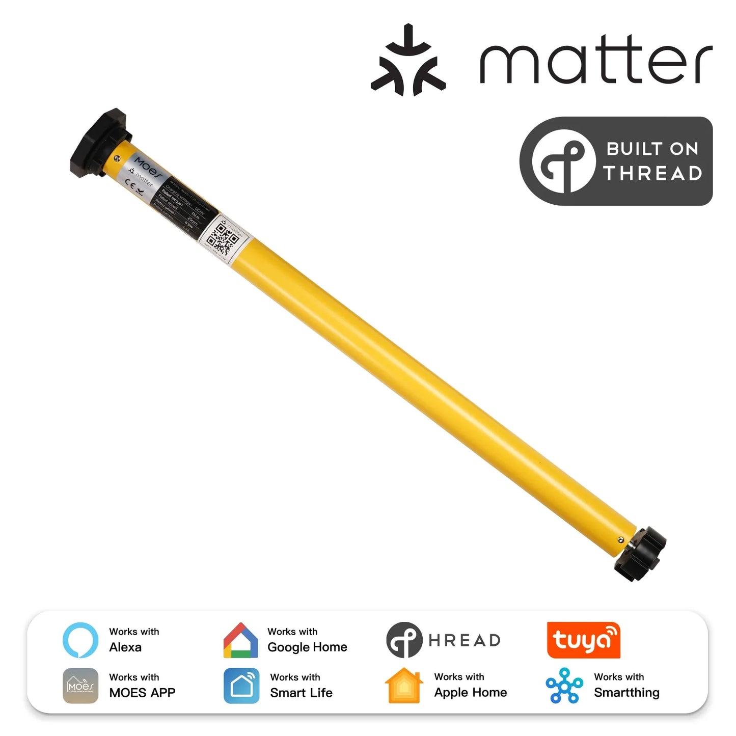 Matter over Thread motor za roletne 38mm | Alexa Google Home HomeKit