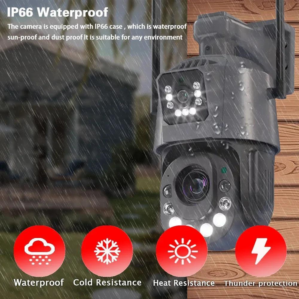 WiFi kamera 10MP — 50× zoom, noćni vid, dvosmerni zvuk - My Store