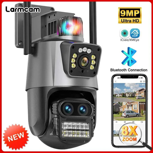 9MP WiFi kamera sa AI praćenjem — 8x zoom i noćni vid - My Store