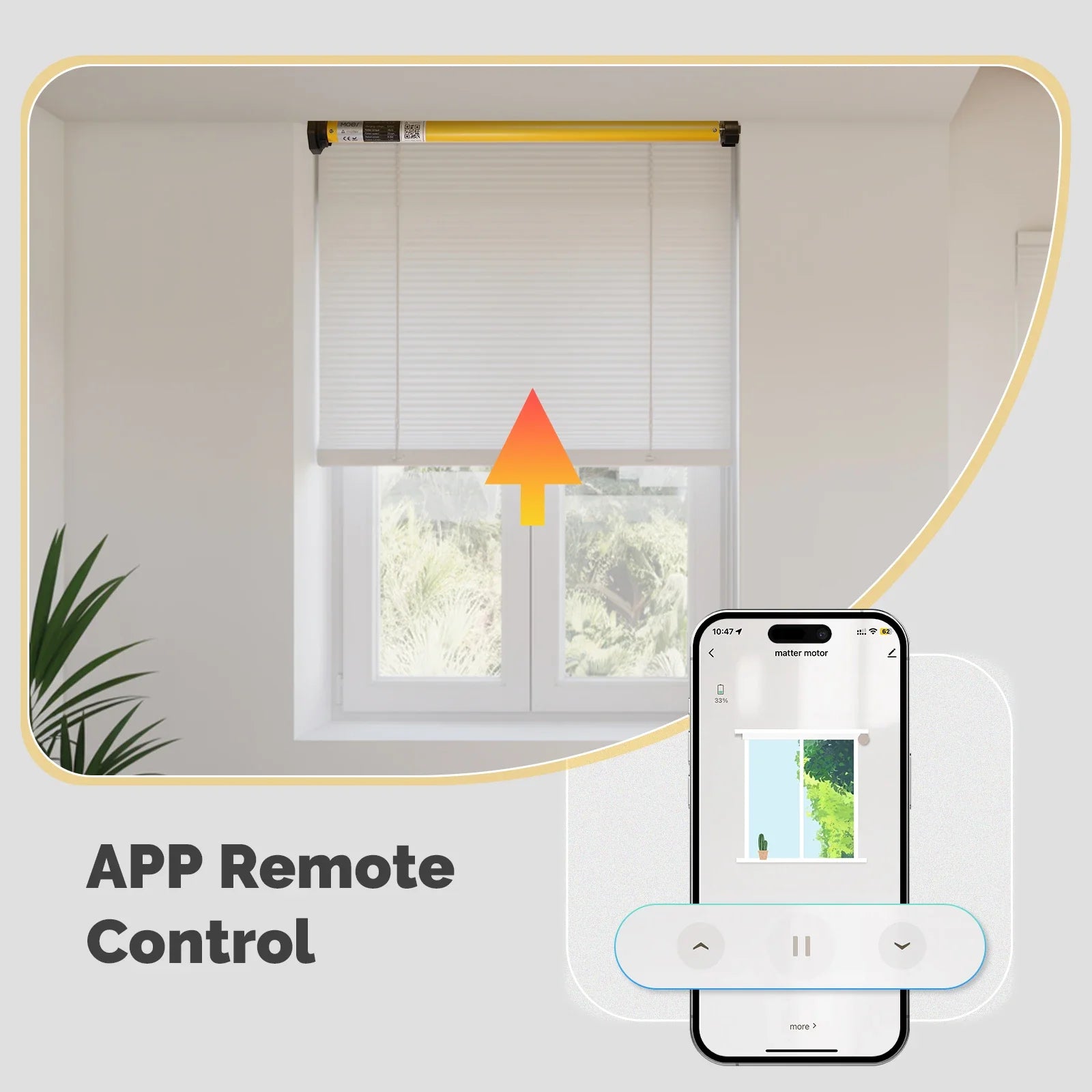 Matter over Thread motor za roletne 38mm | Alexa Google Home HomeKit