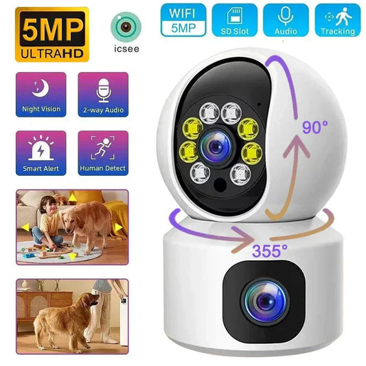Baby kamera 5MP — prati svaki pokret dok beba spava (AI praćenje) - My Store