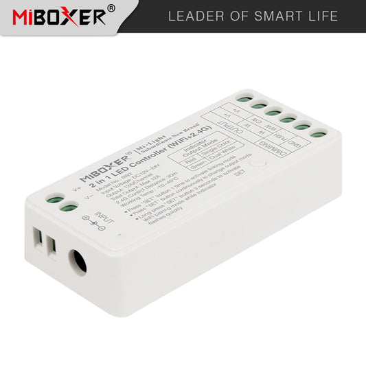 MiBoxer SW2 WiFi RF LED kontroler za jednobojne i CCT trake | Smart Home