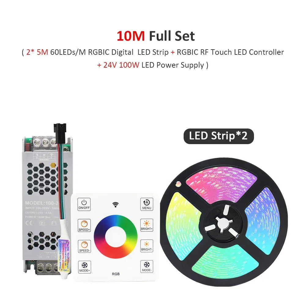 RGB LED Traka 24V | 60 LED/m | Ambijentalna rasveta za dom i gaming - My Store