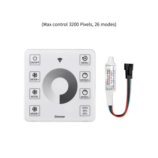Kontroler za trčeću LED traku – RF daljinski na dodir 5–24V (jednobojni) - My Store