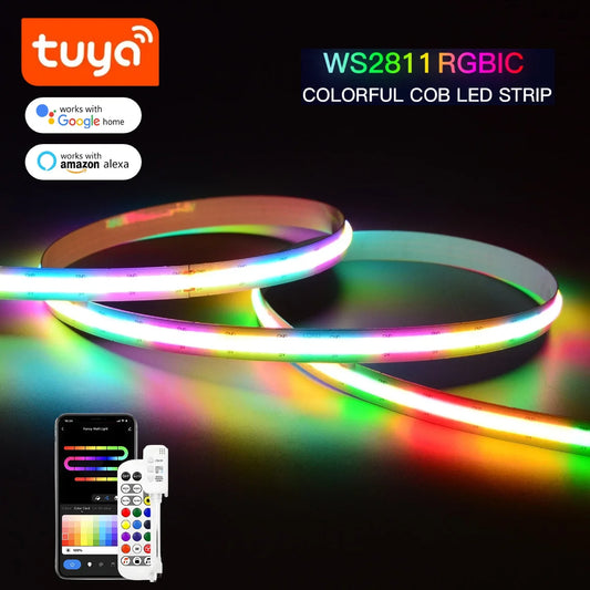 LED komplet RGBW IC adresabilna traka 5 m + MiBoxer SPIW5 + napajanje 200W