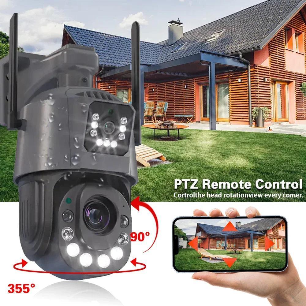 WiFi kamera 10MP — 50× zoom, noćni vid, dvosmerni zvuk - My Store