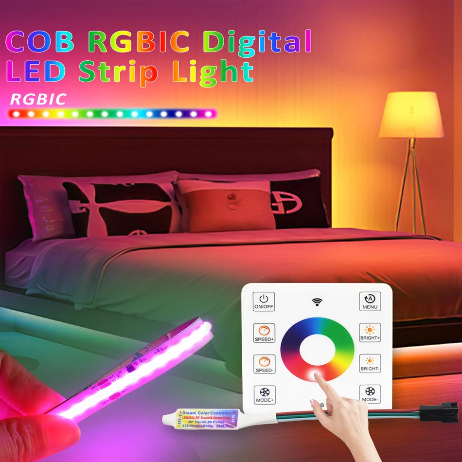 RGB LED kontroler WS2812B / WS2811 – RF daljinski na dodir za adresabilne trake - My Store
